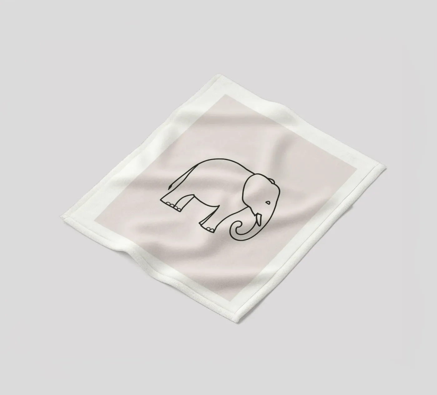 ELEPHANT Fleecedecke von Bojasweet