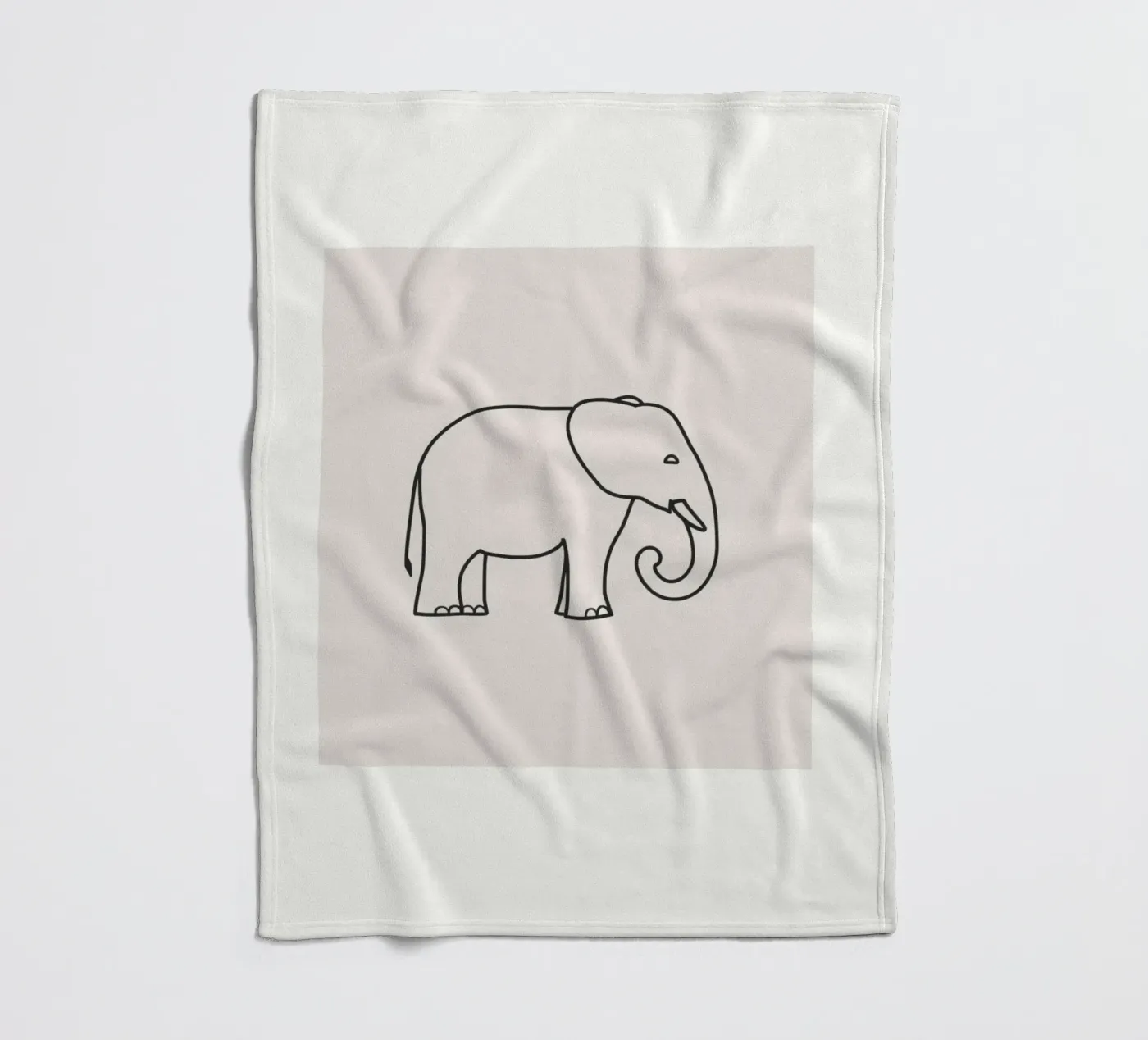 ELEPHANT Fleecedecke von Bojasweet