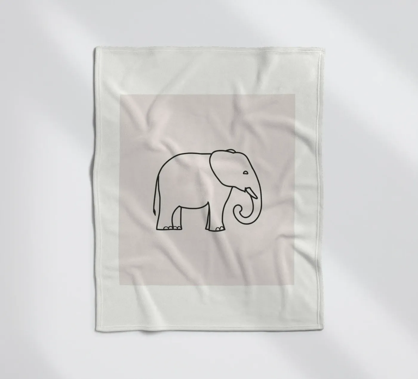 ELEPHANT Fleecedecke von Bojasweet