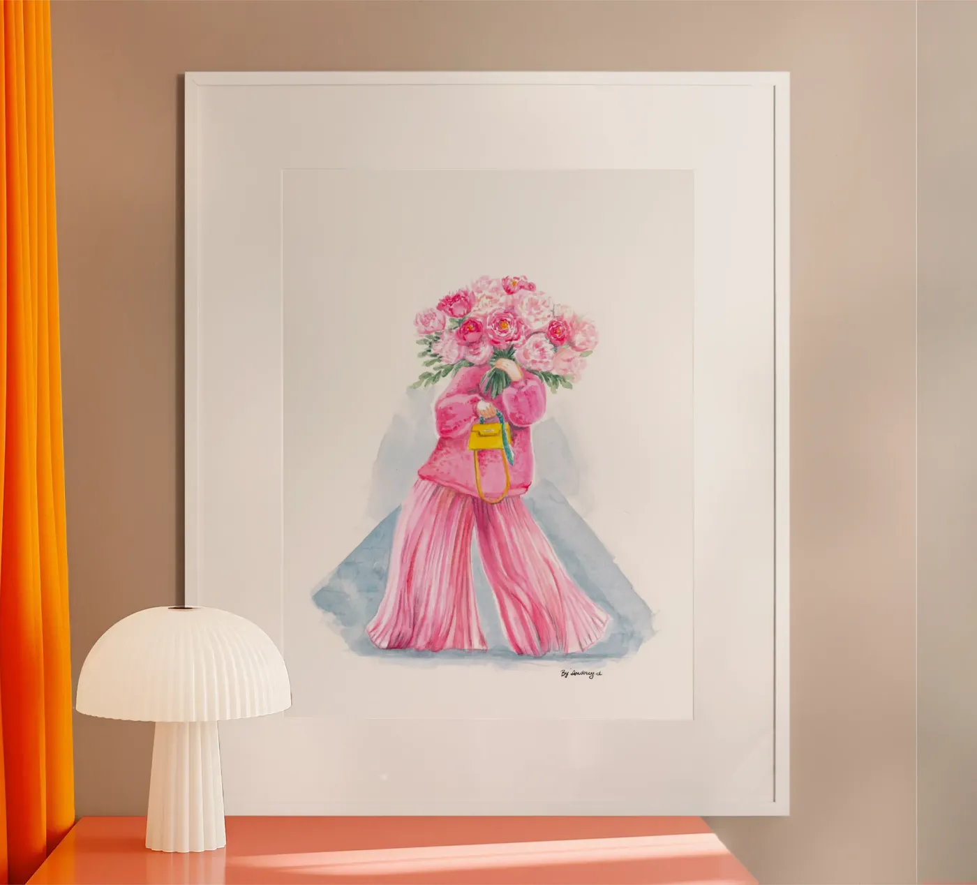 Pink Passion Plissé poster by byaudreyd