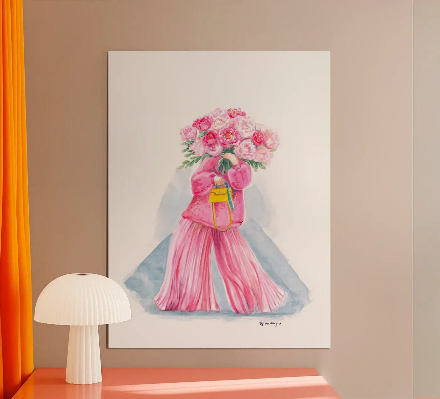 Pink Passion Plissé poster by byaudreyd