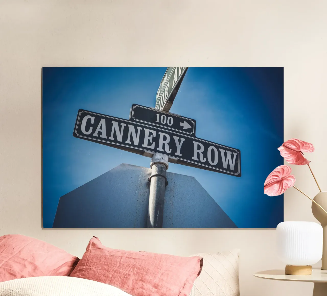Cannery Row poster con telaio in legno da Dave Hare Photography