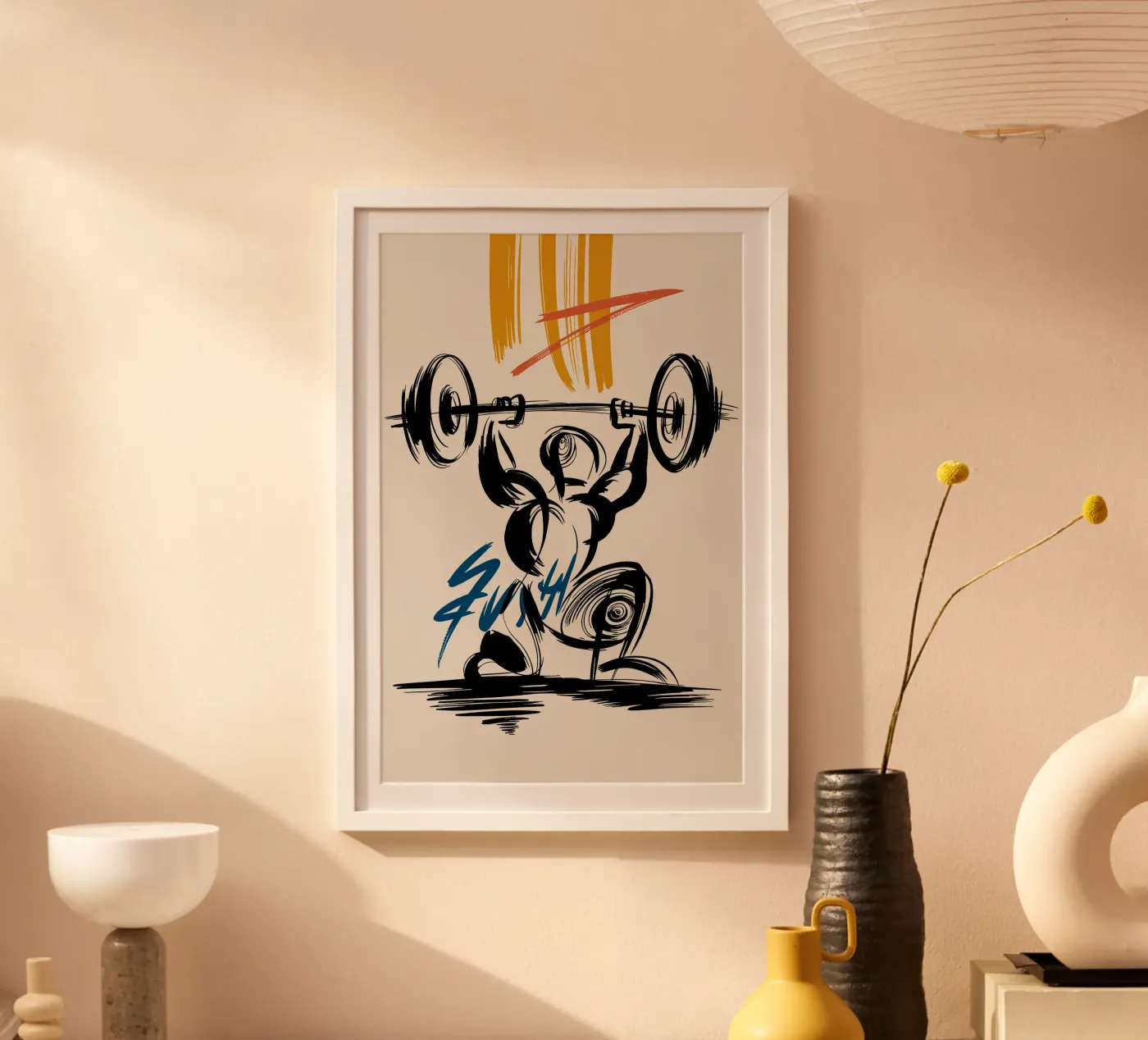 Weightlifting poster by KellyAnna