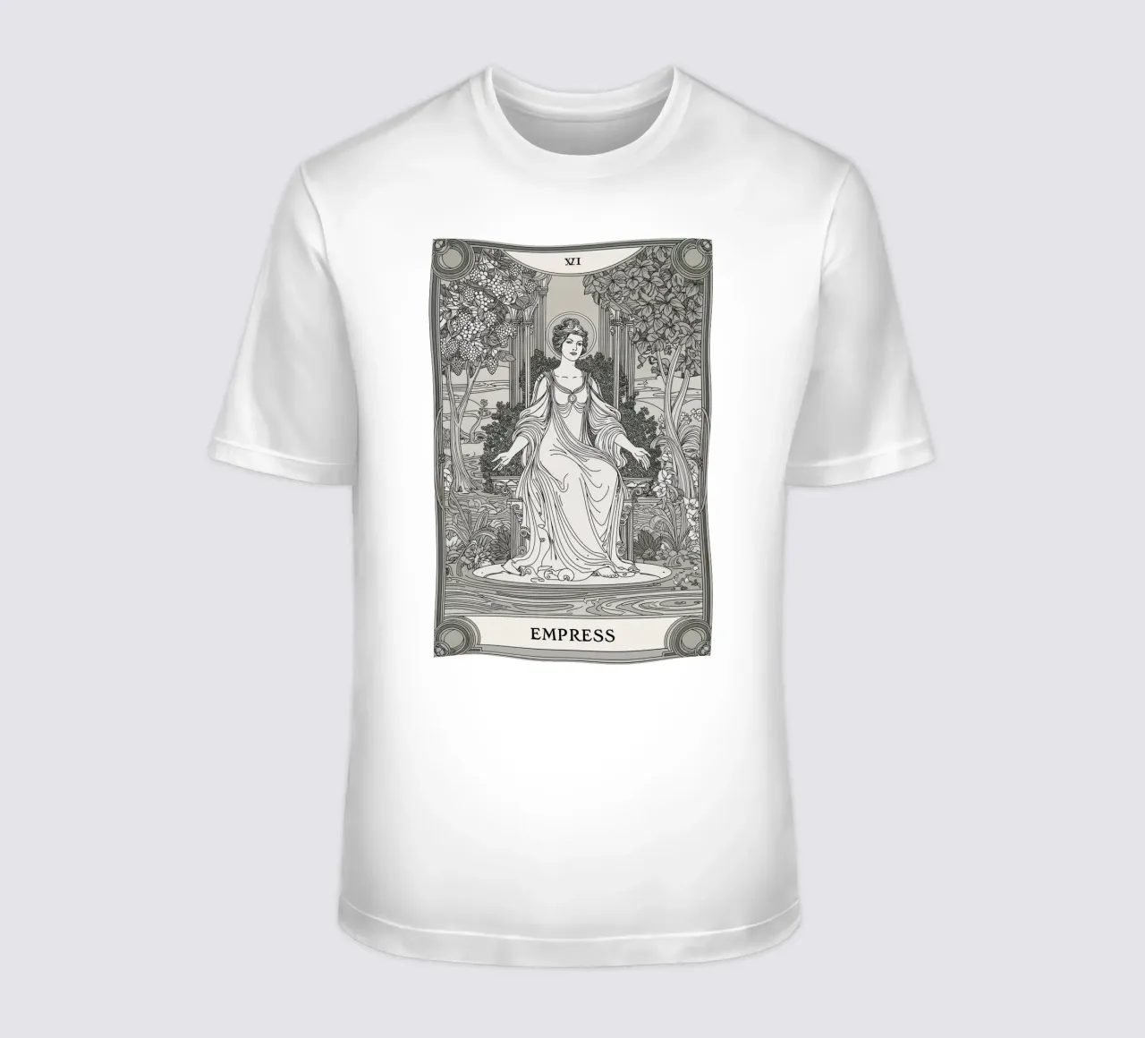 Die Kaiserin: Die göttliche Mutter des Überflusses T-Shirt von Mystique & Muse