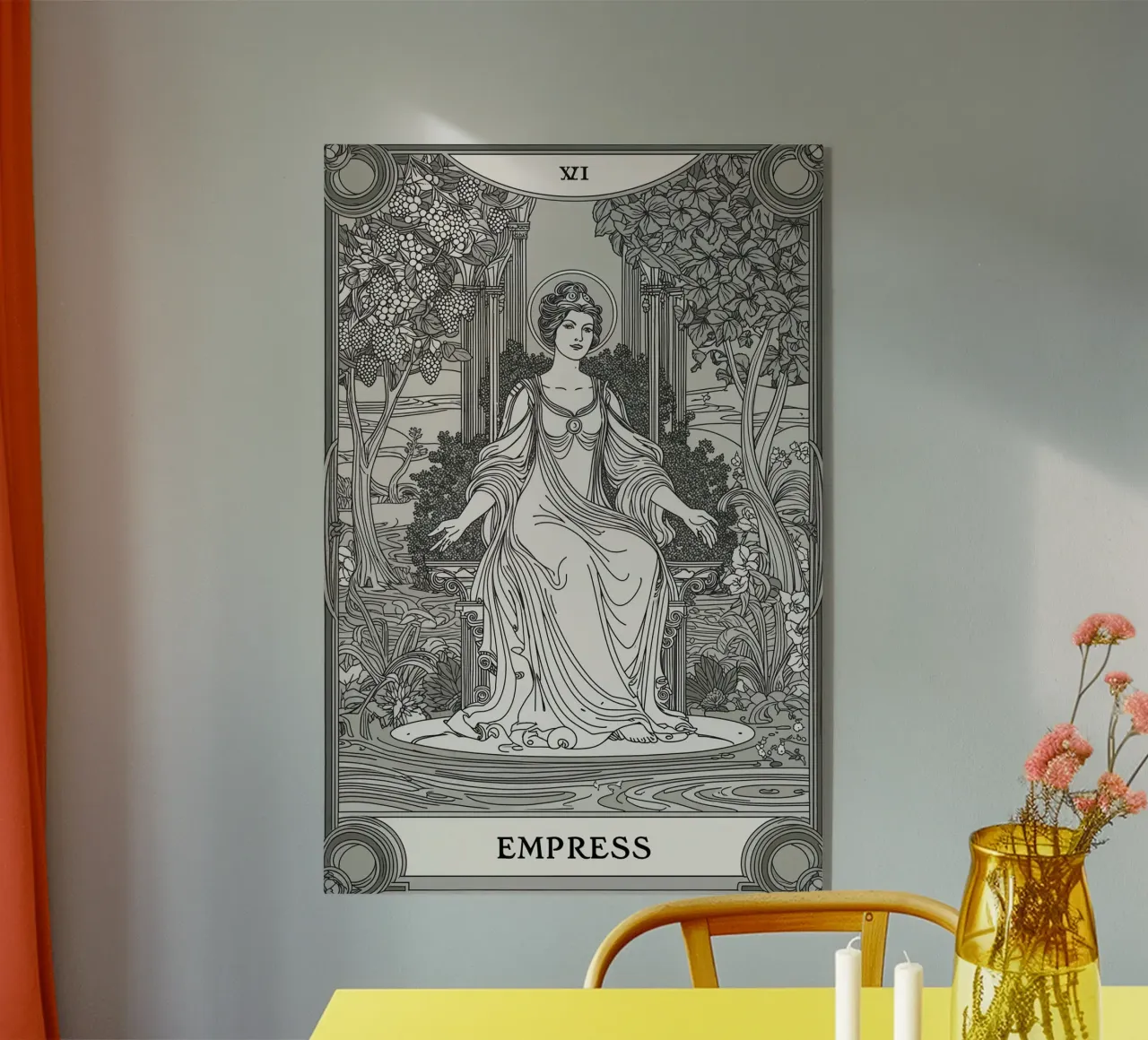 L'Imperatrice: Madre Divina dell'Abbondanza plexiglass da Mystique & Muse