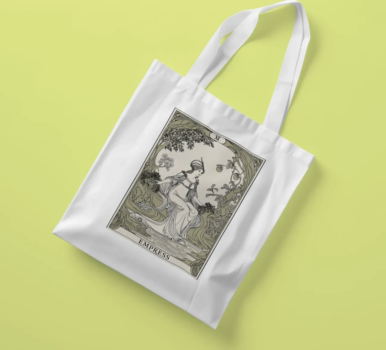 The Empress: Guardian of Nature and Abundance tote bag by Mystique & Muse