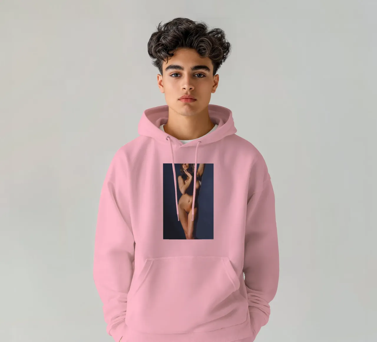 Adele-X felpa con cappuccio da Dave Hare Photography