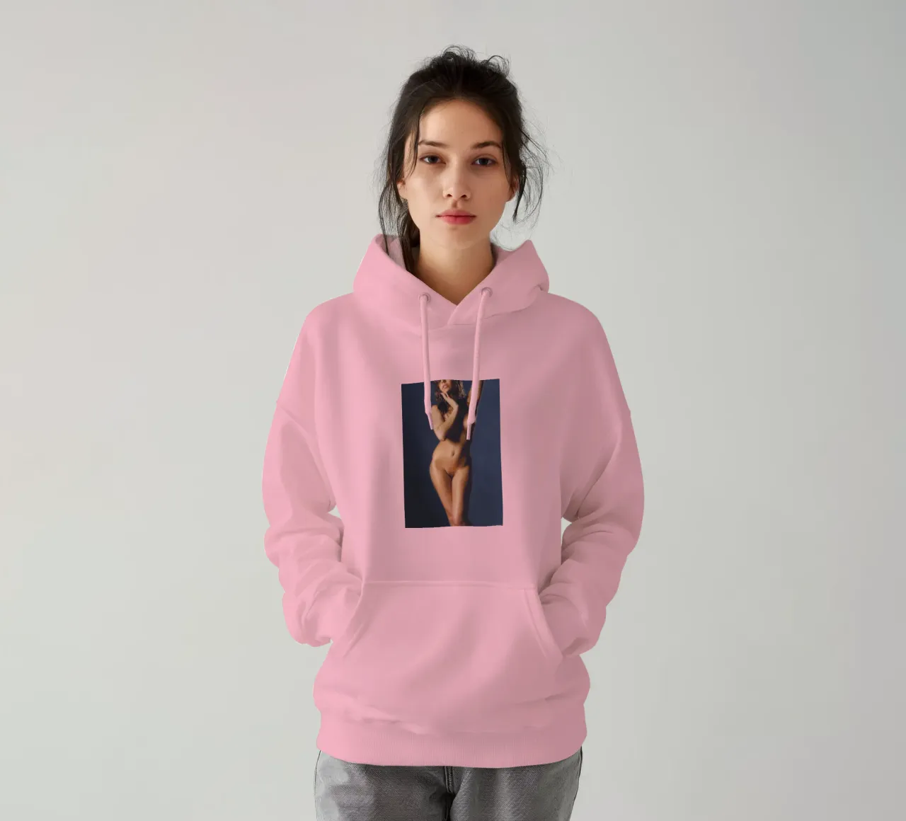 Adele-X felpa con cappuccio da Dave Hare Photography