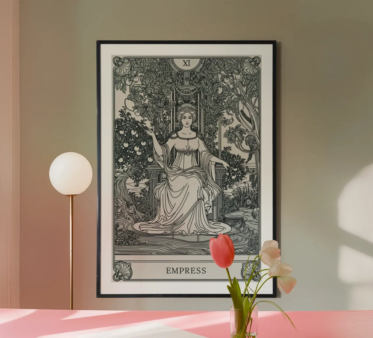 The Empress: Goddess of Earth’s Bounty and Harmony poster by Mystique & Muse