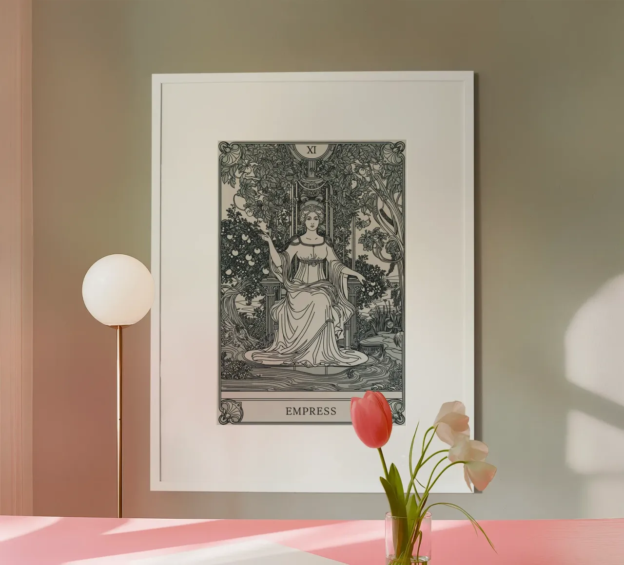 The Empress: Goddess of Earth’s Bounty and Harmony poster by Mystique & Muse