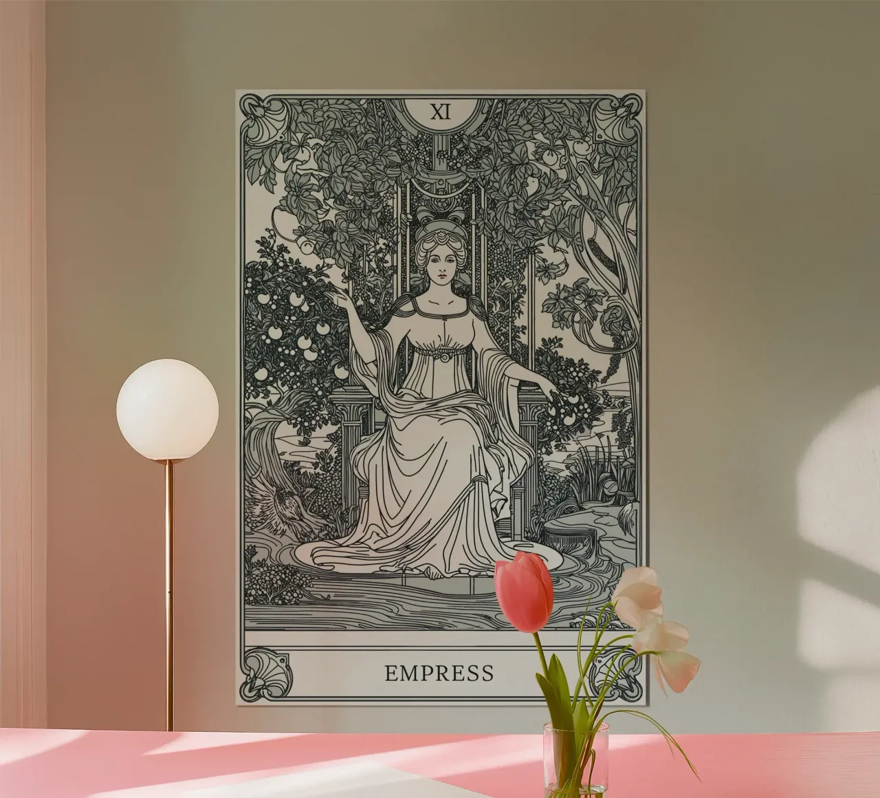 The Empress: Goddess of Earth’s Bounty and Harmony poster by Mystique & Muse