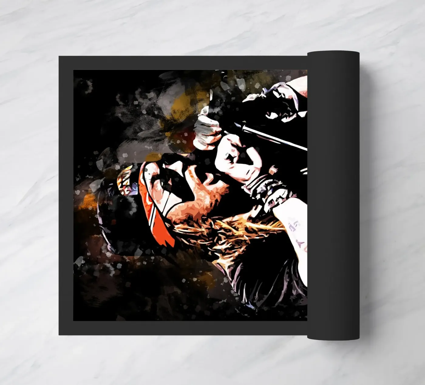 Geduld Fußmatte von Aalynh Art