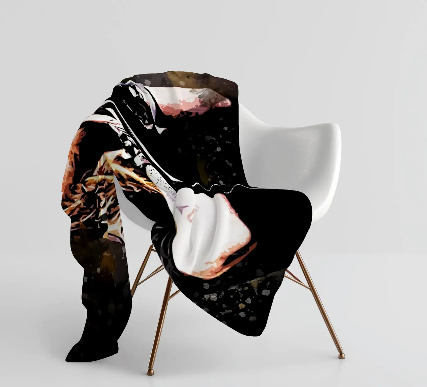Geduld Fleecedecke von Aalynh Art