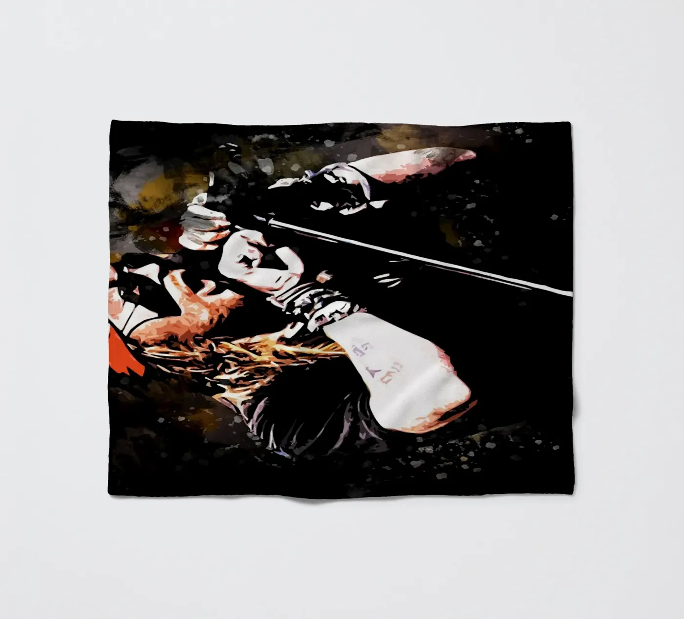 Geduld Fleecedecke von Aalynh Art