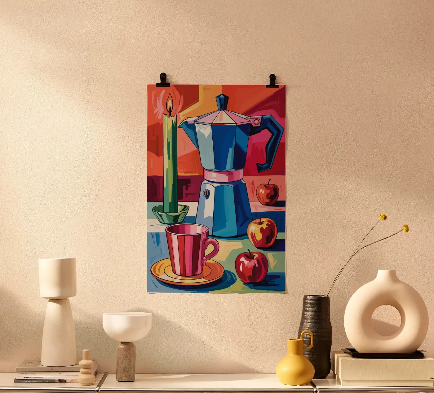 Bialetti e clementine poster da KellyAnna