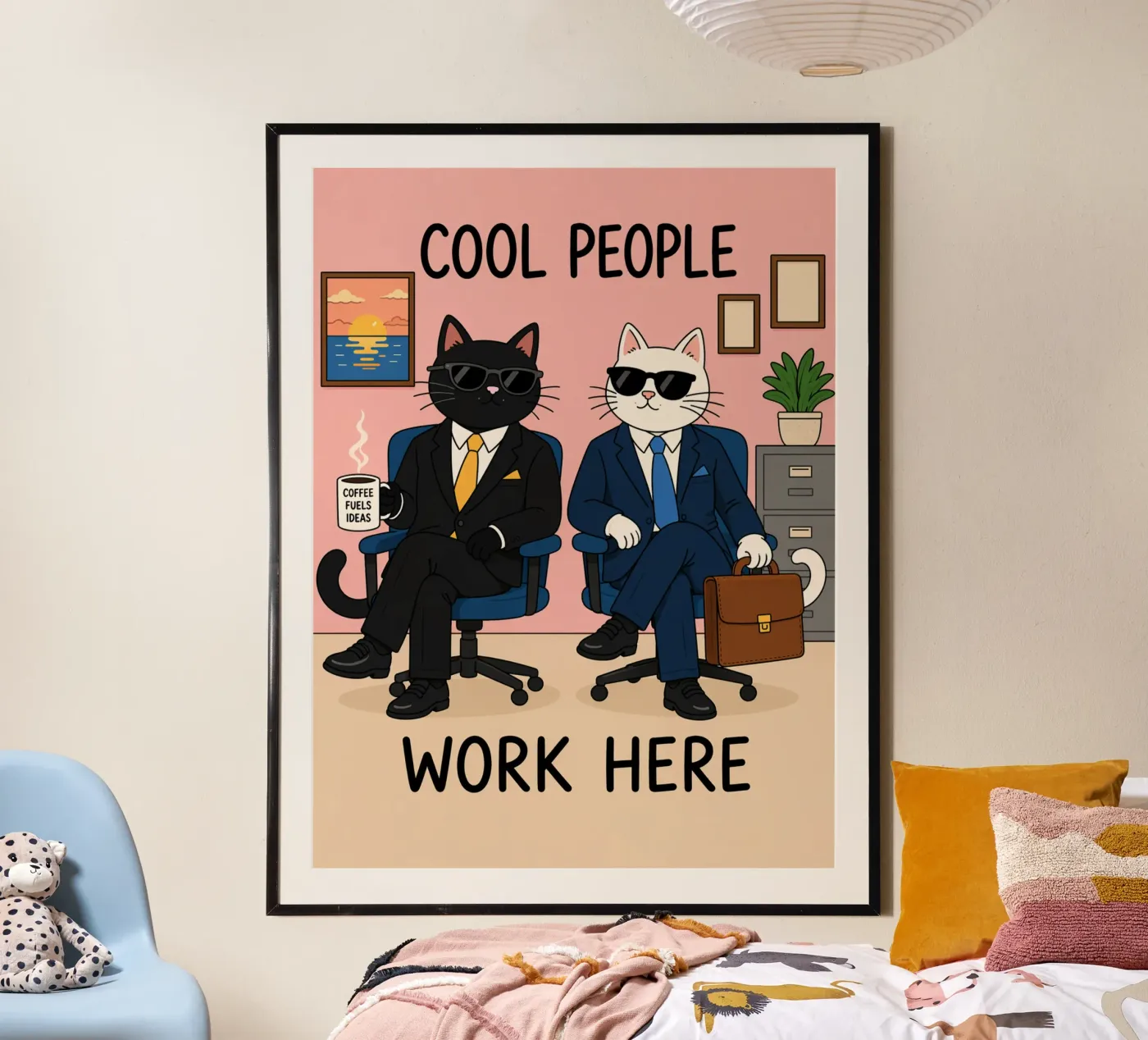 Cool People Work Here poster da Liberta Studio