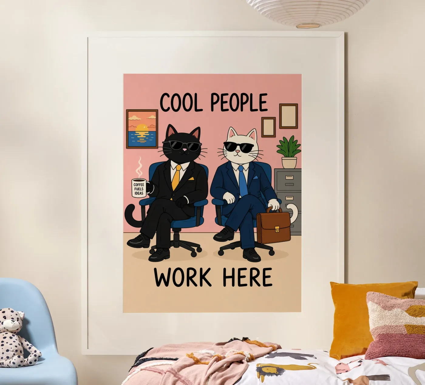 Cool People Work Here poster da Liberta Studio