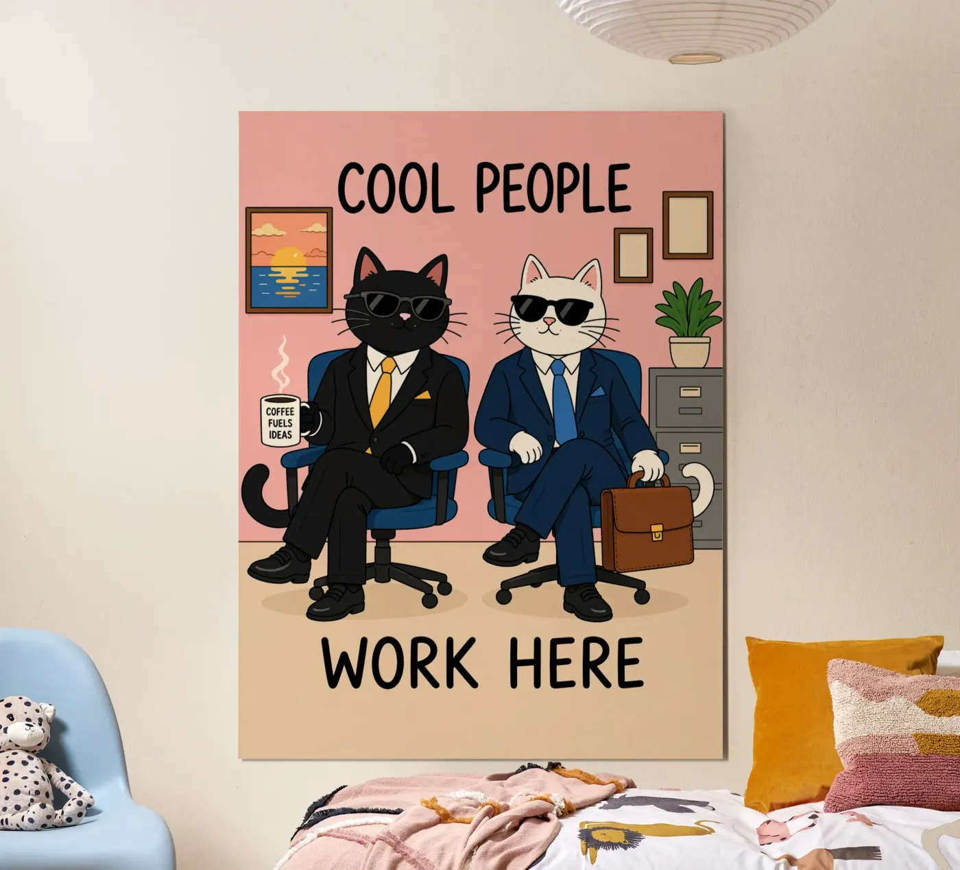Cool People Work Here poster da Liberta Studio