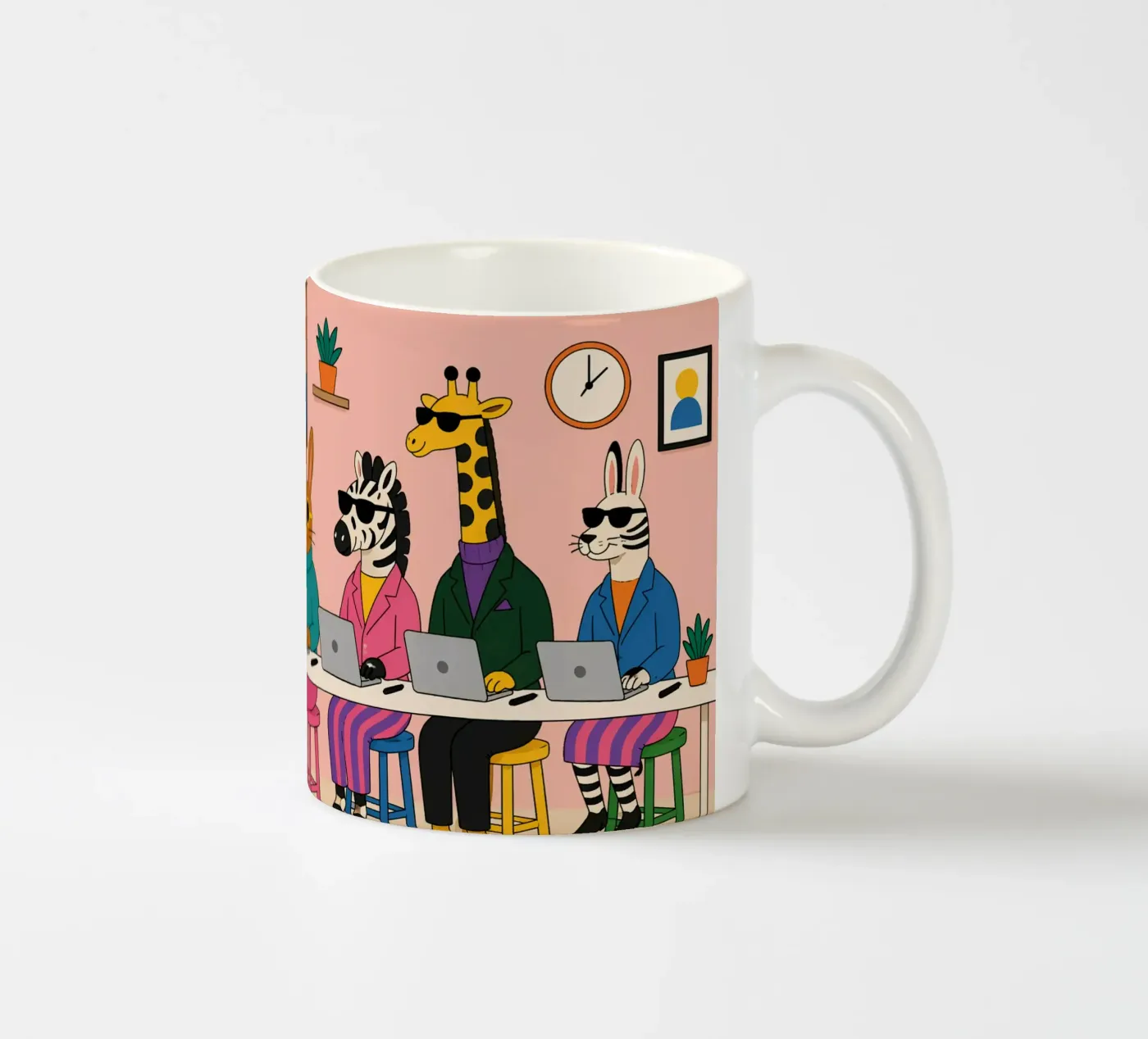 Worker ceramic mug by Liberta Studio