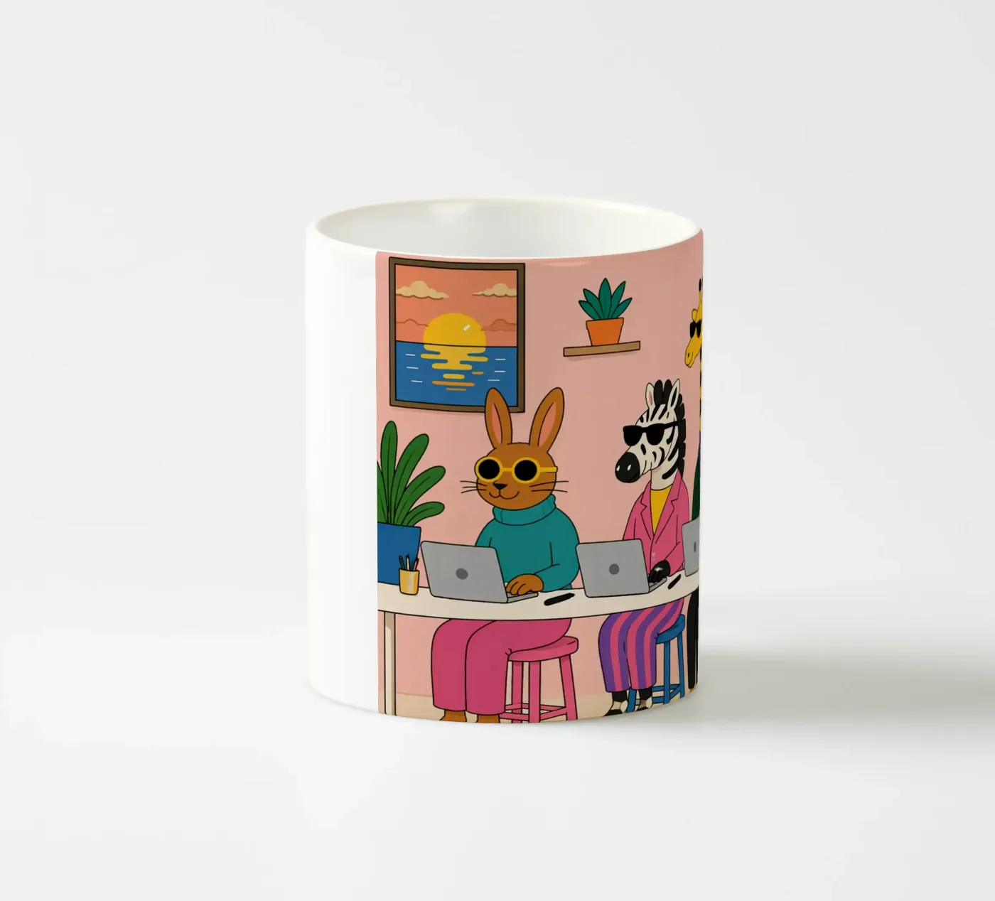 Worker ceramic mug by Liberta Studio