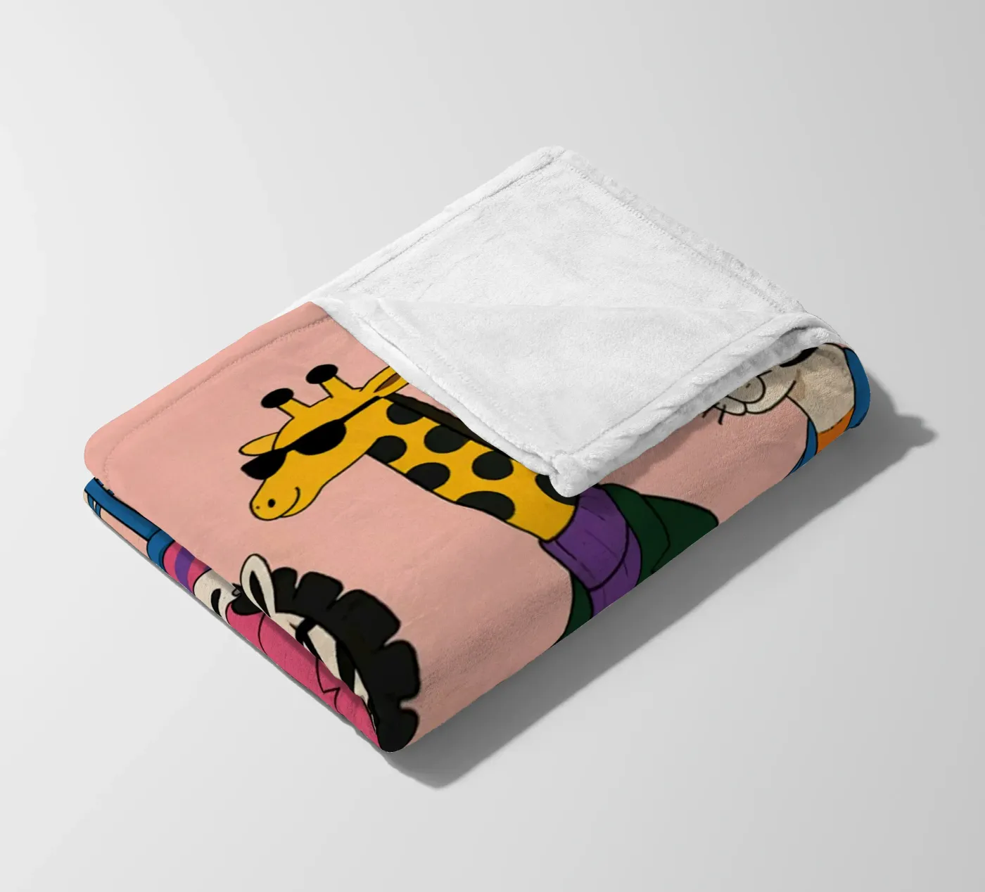 Worker fleece blanket by Liberta Studio