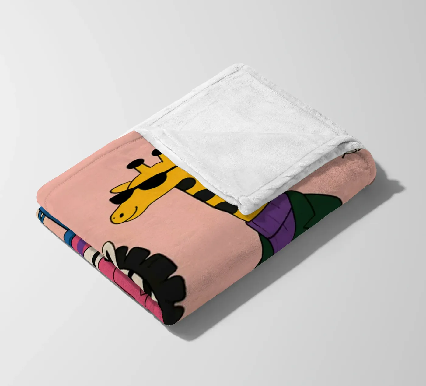 Worker fleece blanket by Liberta Studio