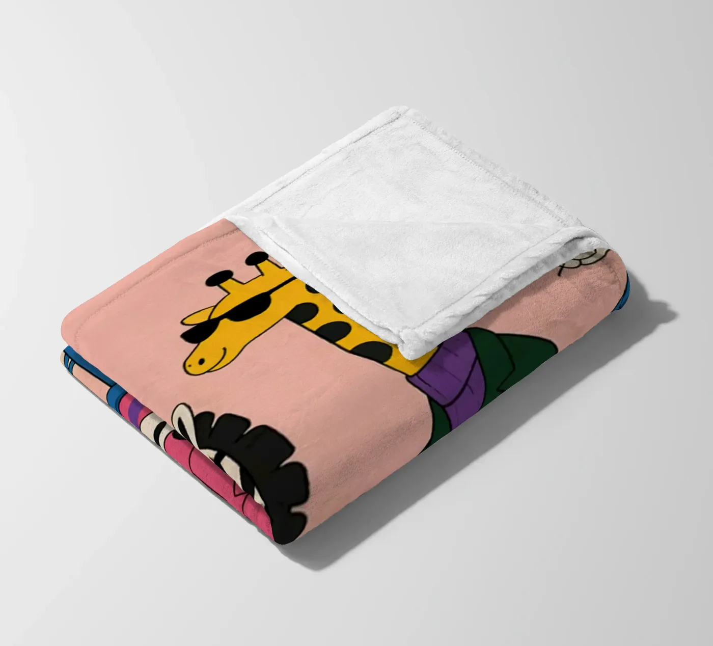 Worker fleece blanket by Liberta Studio