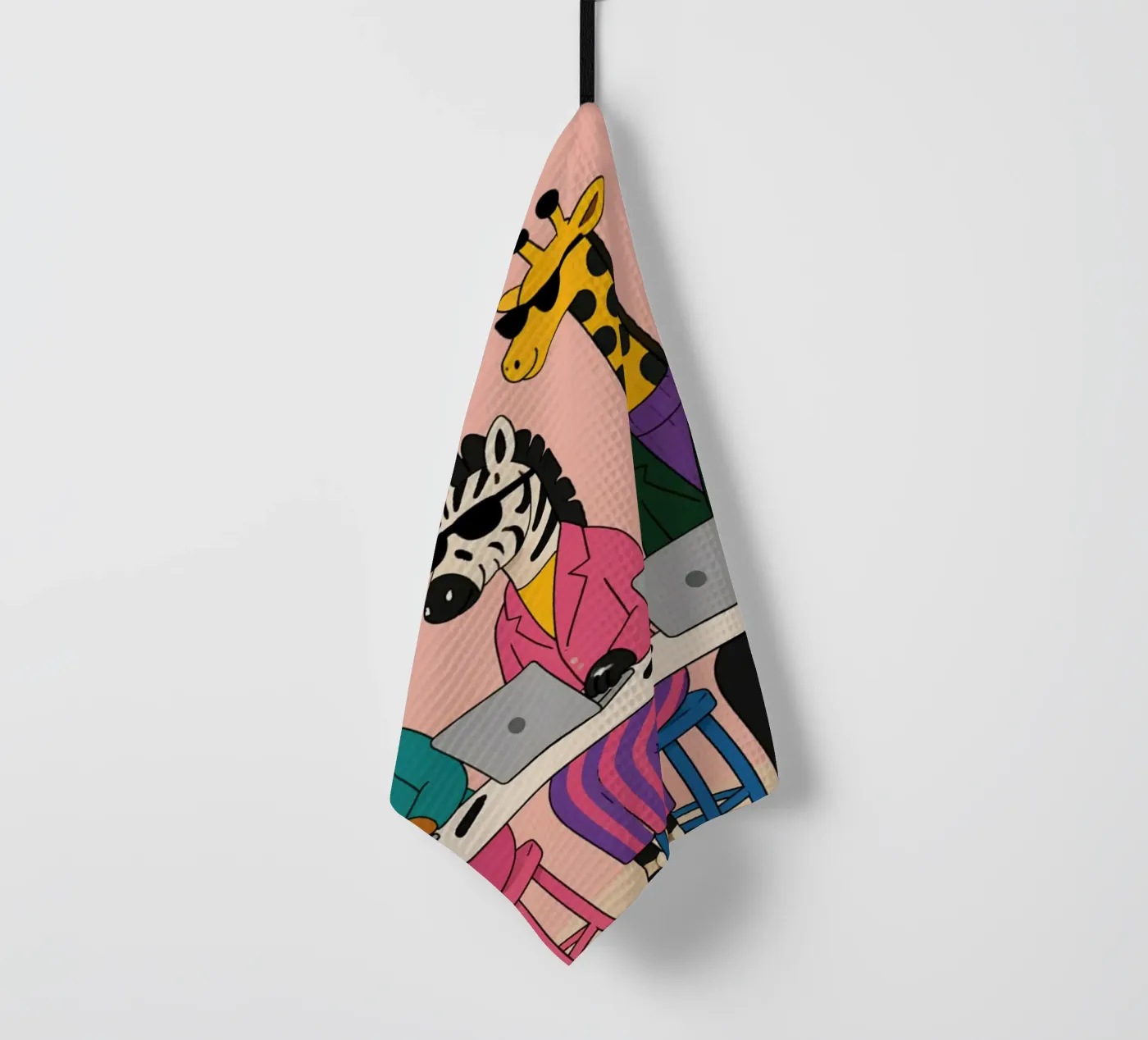 Worker tea towel by Liberta Studio