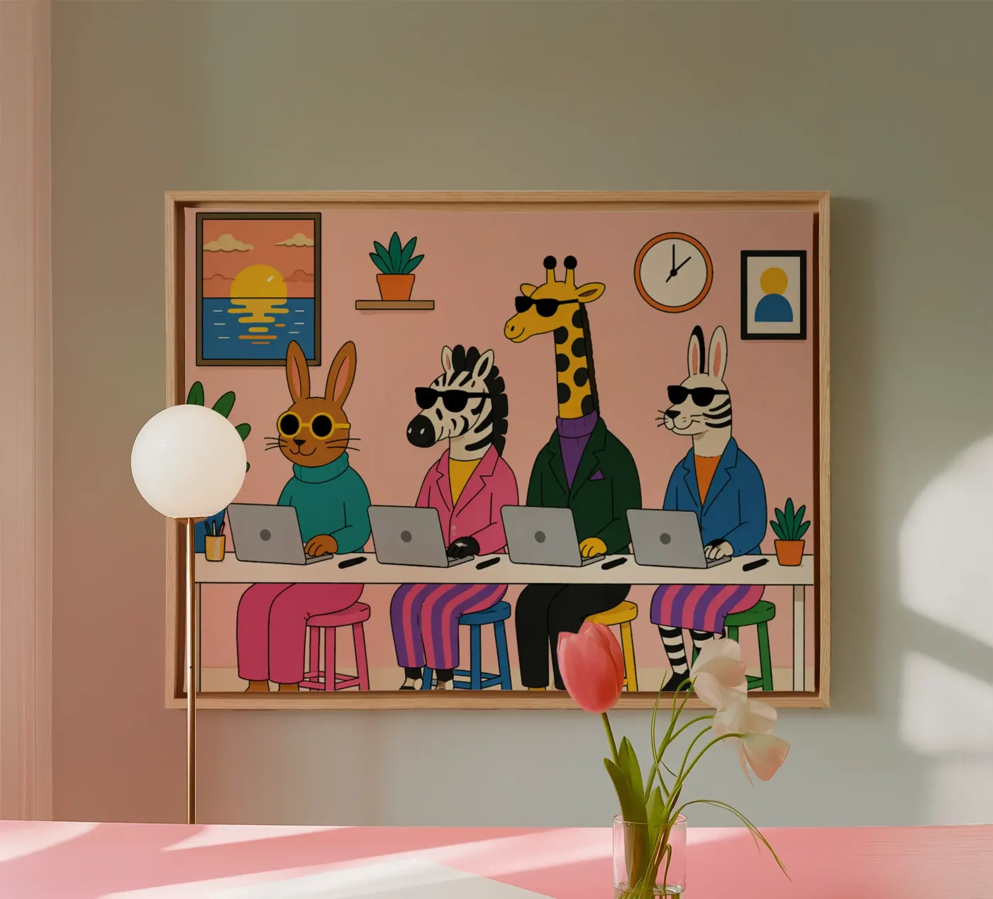 Worker canvas by Liberta Studio