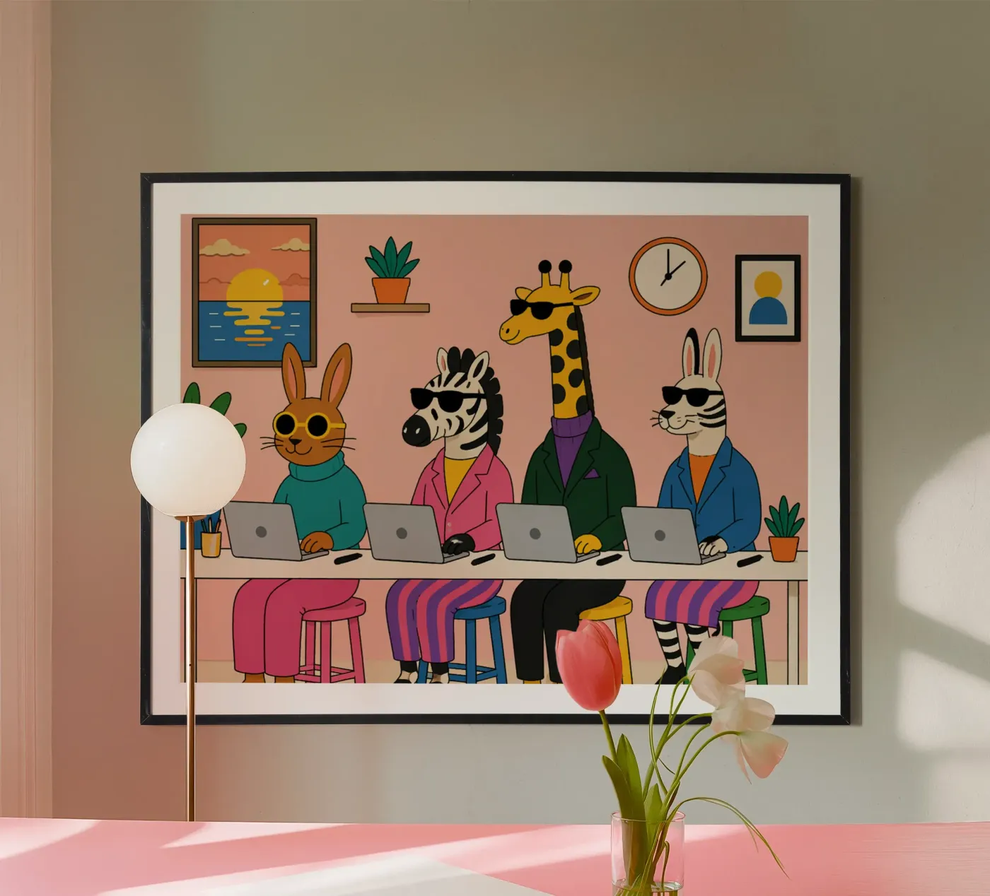 Worker poster by Liberta Studio