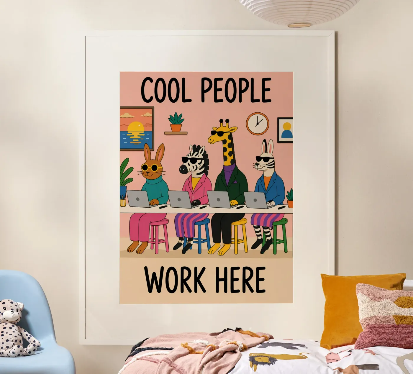 Cool People Work Here poster da Liberta Studio
