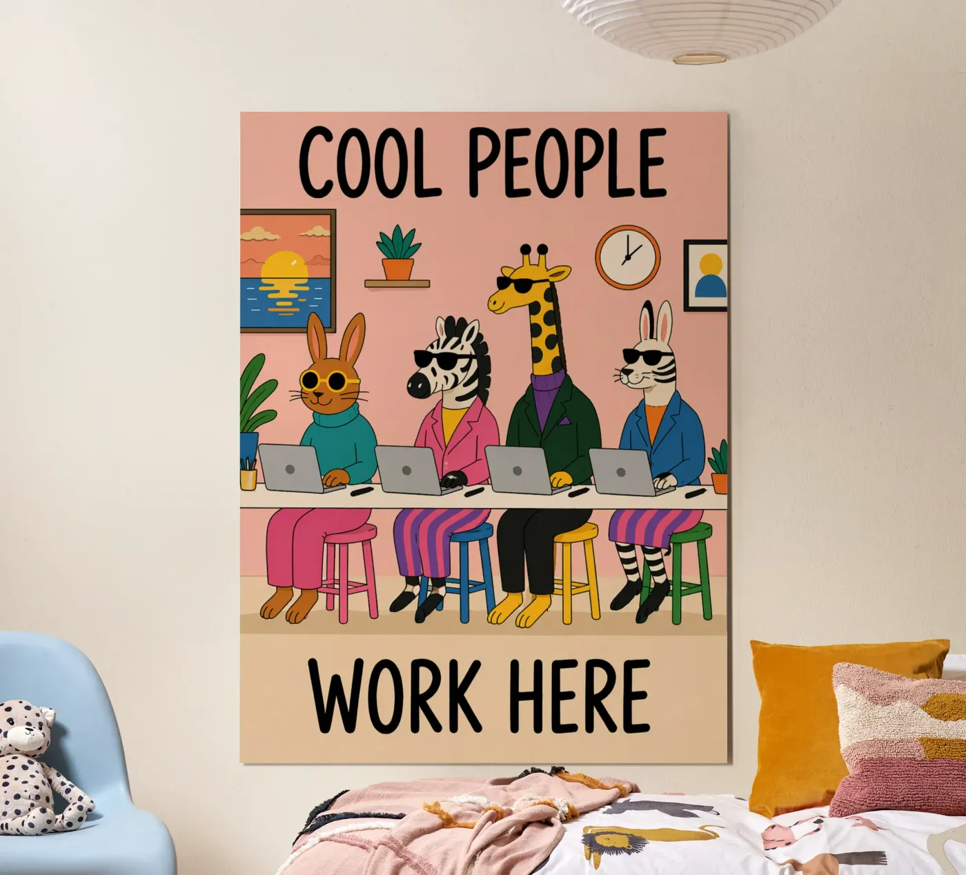 Cool People Work Here poster da Liberta Studio