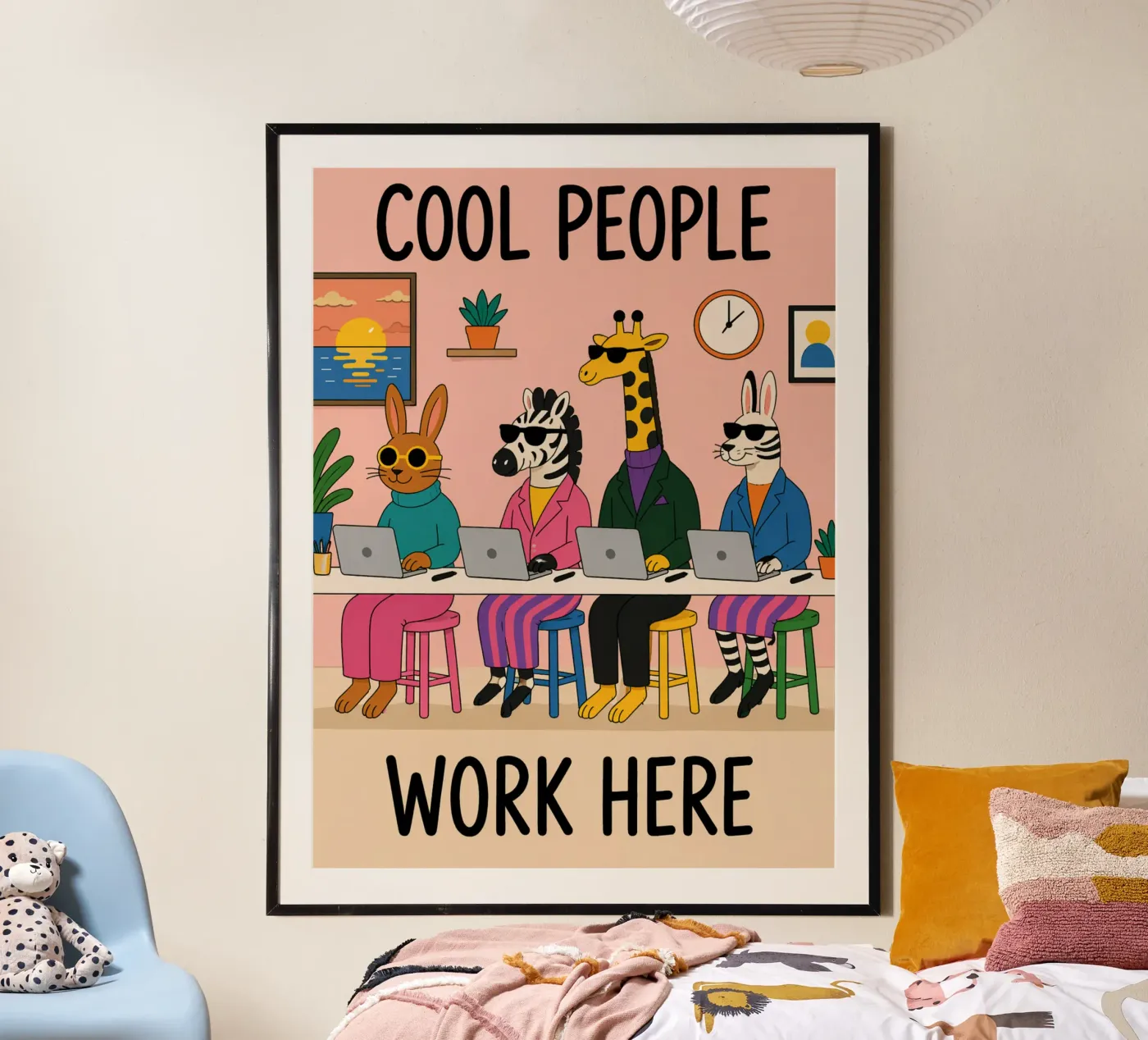 Cool People Work Here poster da Liberta Studio