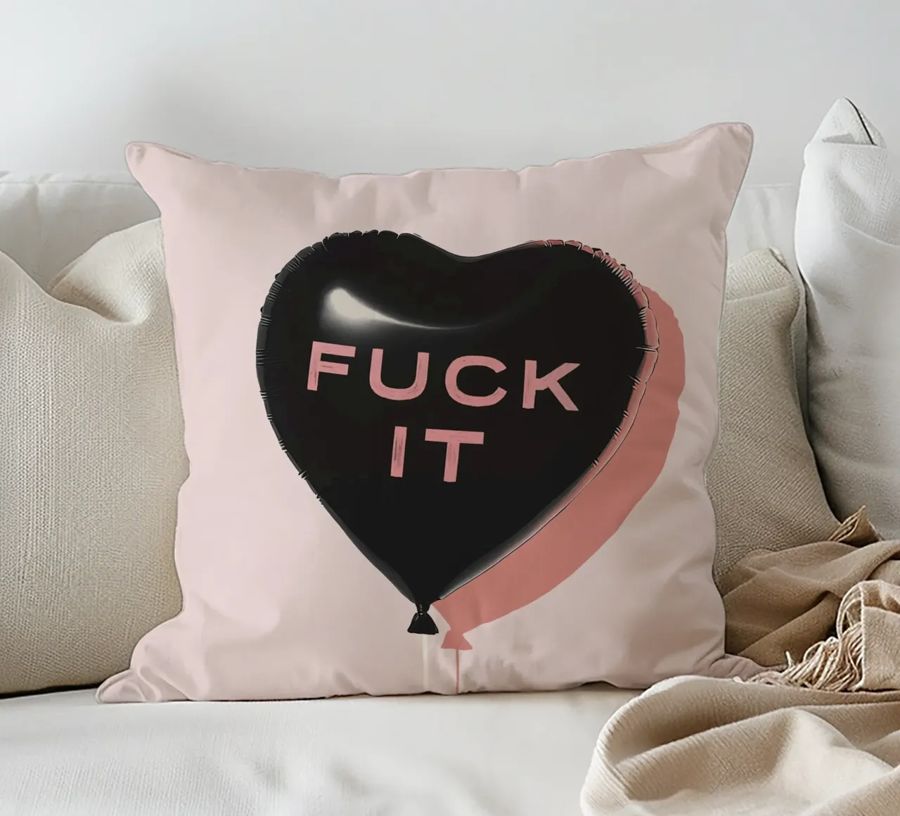 f**k it cuscino da STUDIO LEEMO