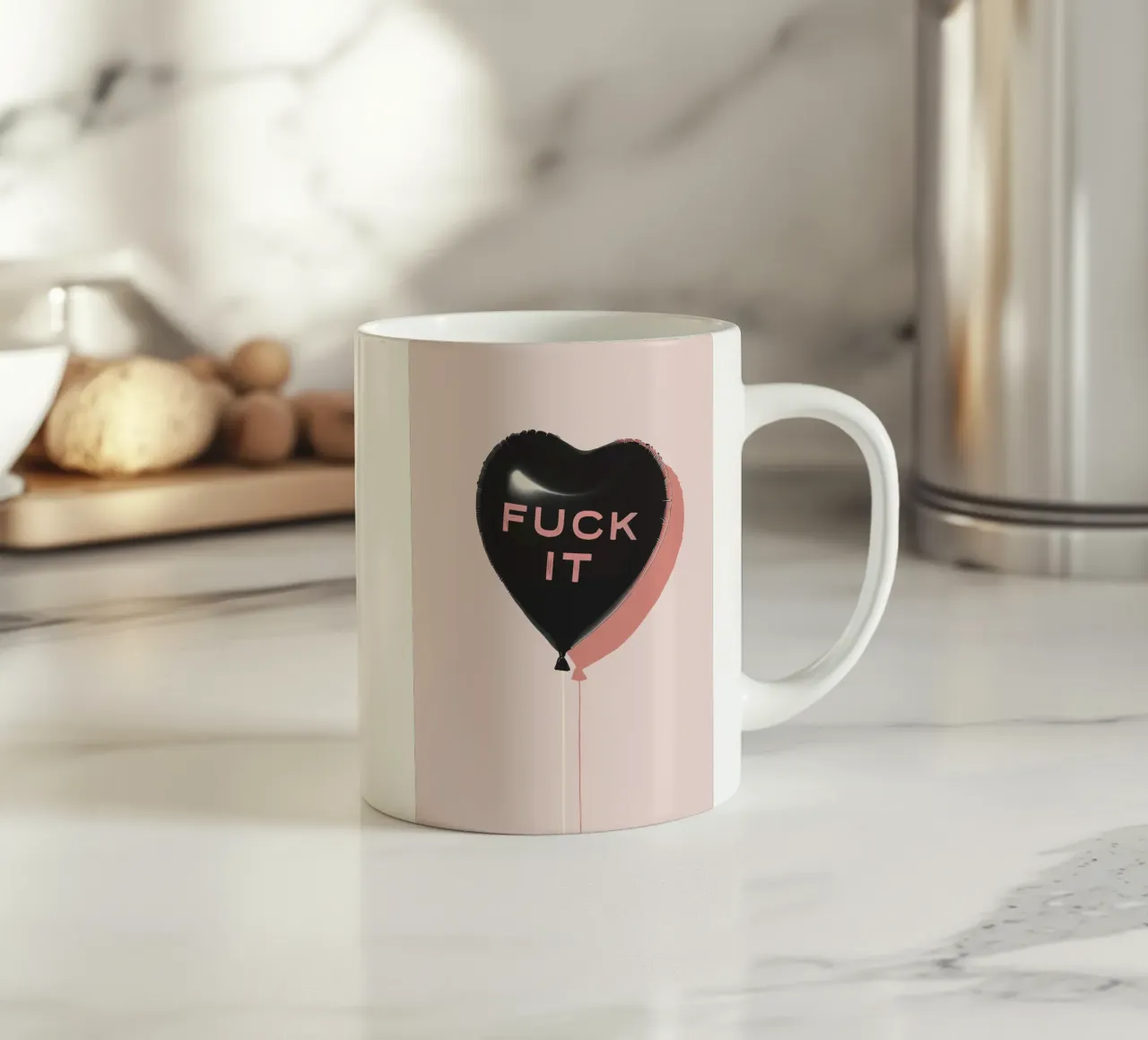 f**k it tazza in ceramica da STUDIO LEEMO