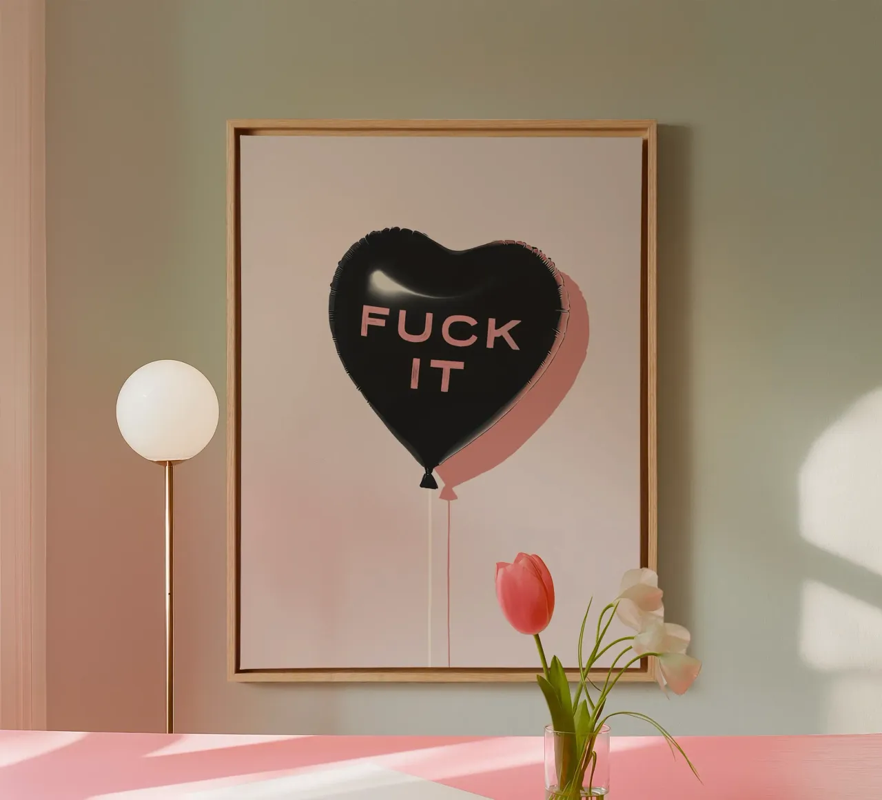 f**k it canvas by STUDIO LEEMO