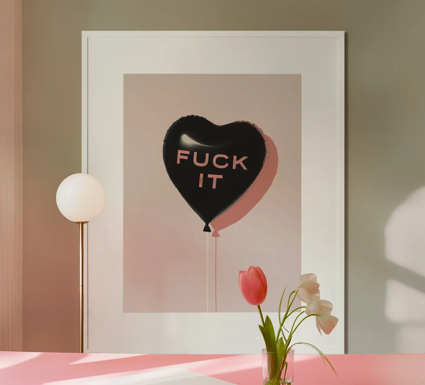 f**k it poster by STUDIO LEEMO