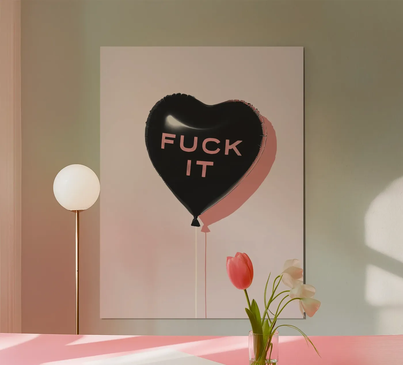 f**k it poster by STUDIO LEEMO