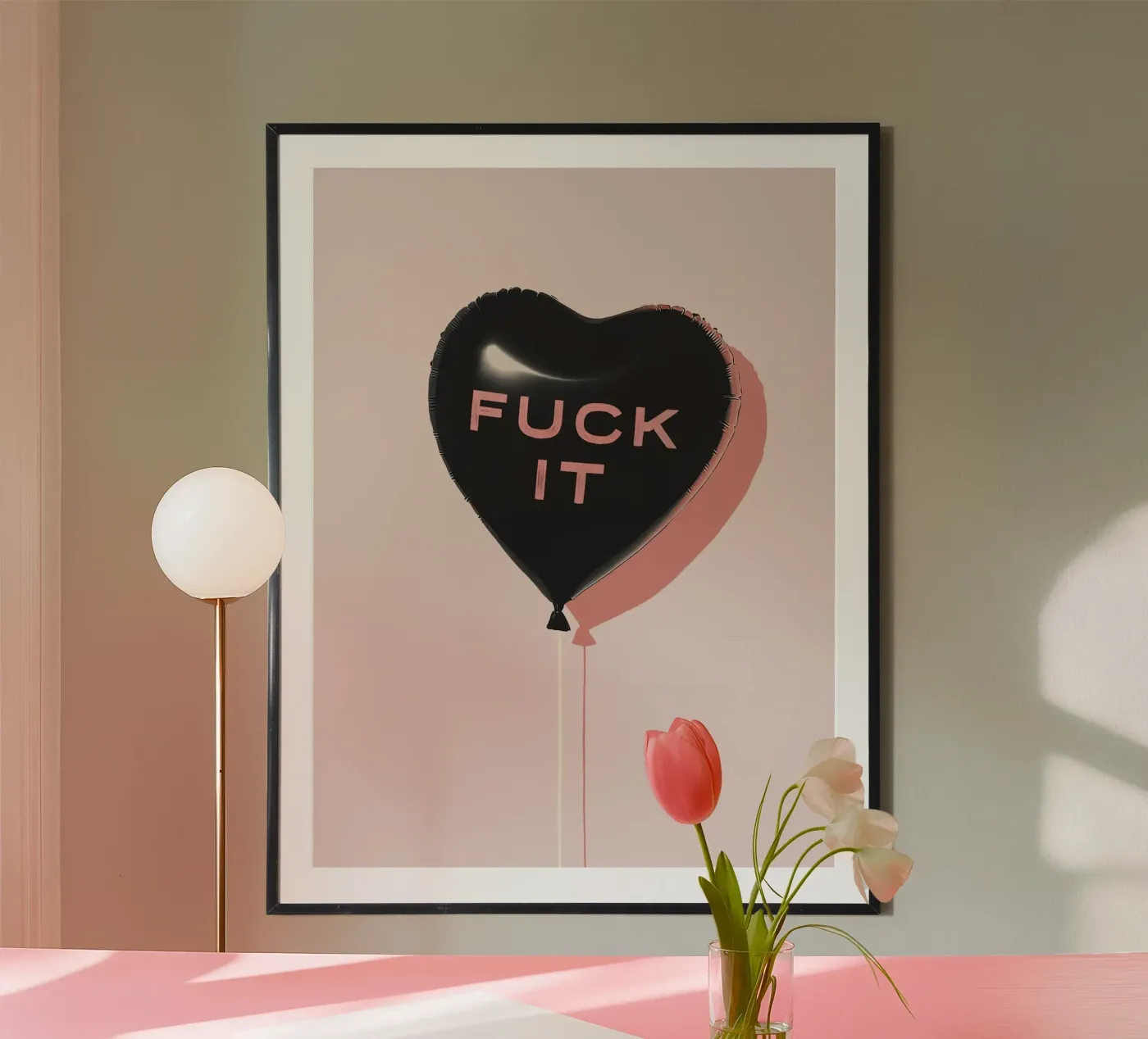 f**k it poster by STUDIO LEEMO
