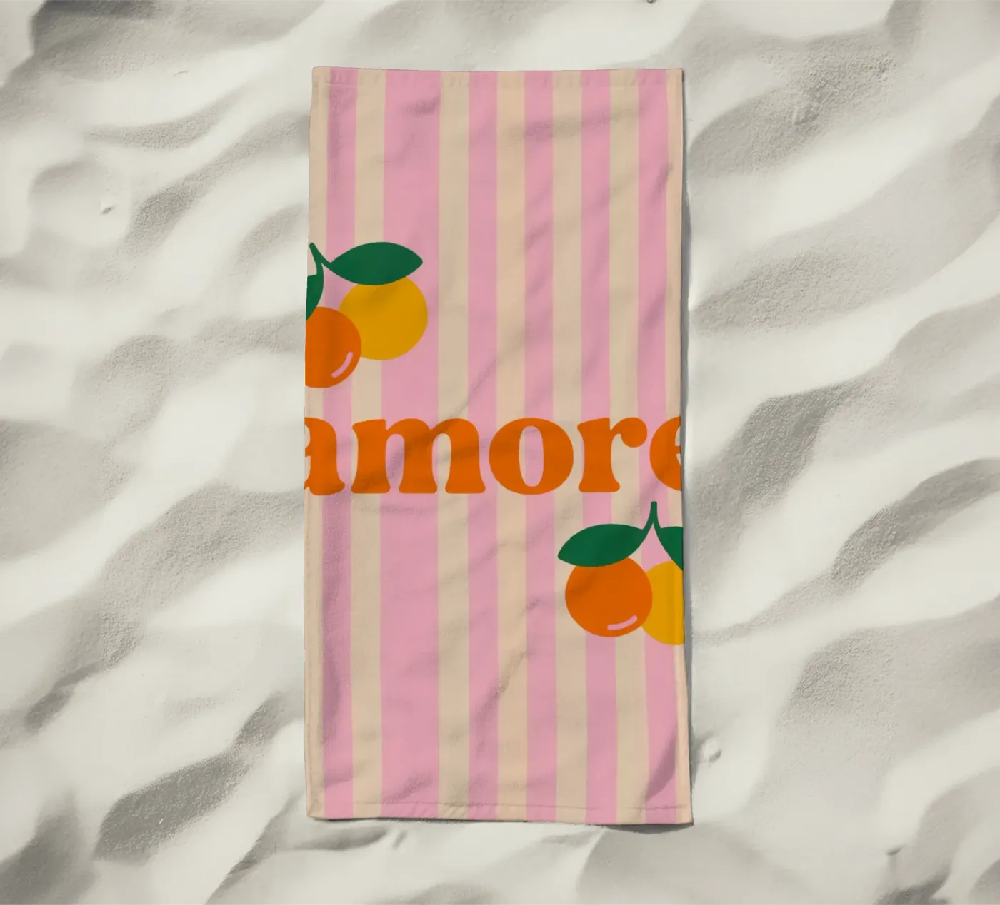 AMORE - Orange telo mare da Liberta Studio