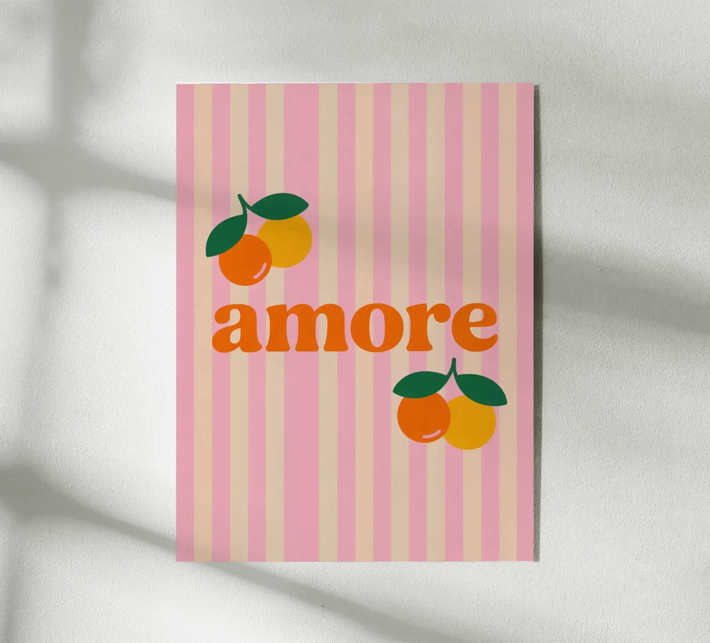 AMORE - Orange plexiglass da Liberta Studio