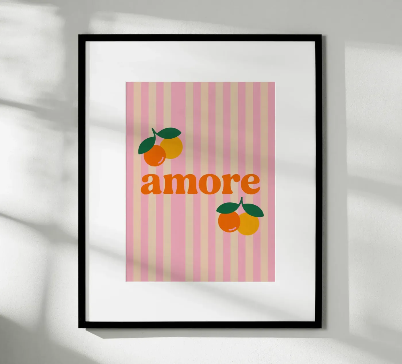 AMORE - Orange poster da Liberta Studio
