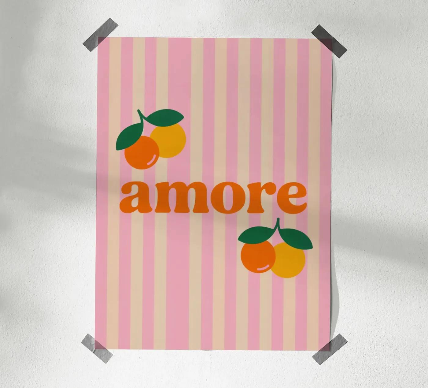 AMORE - Orange poster da Liberta Studio