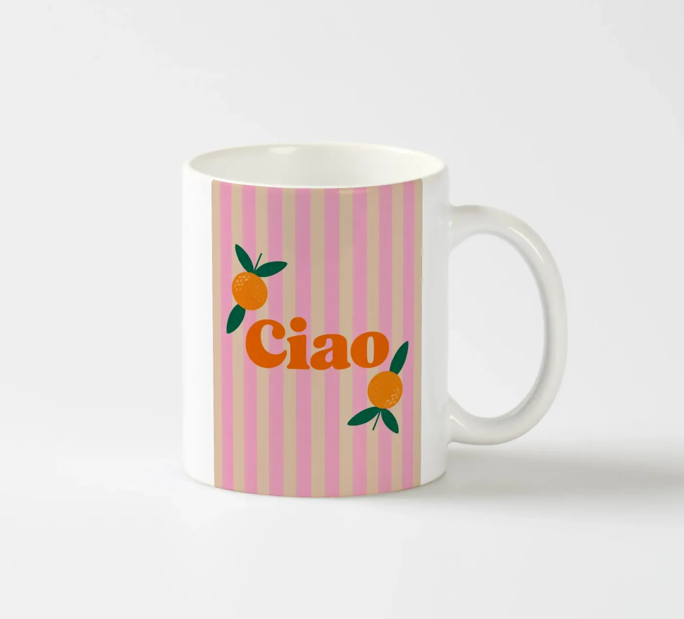 Hello ceramic mug by Liberta Studio