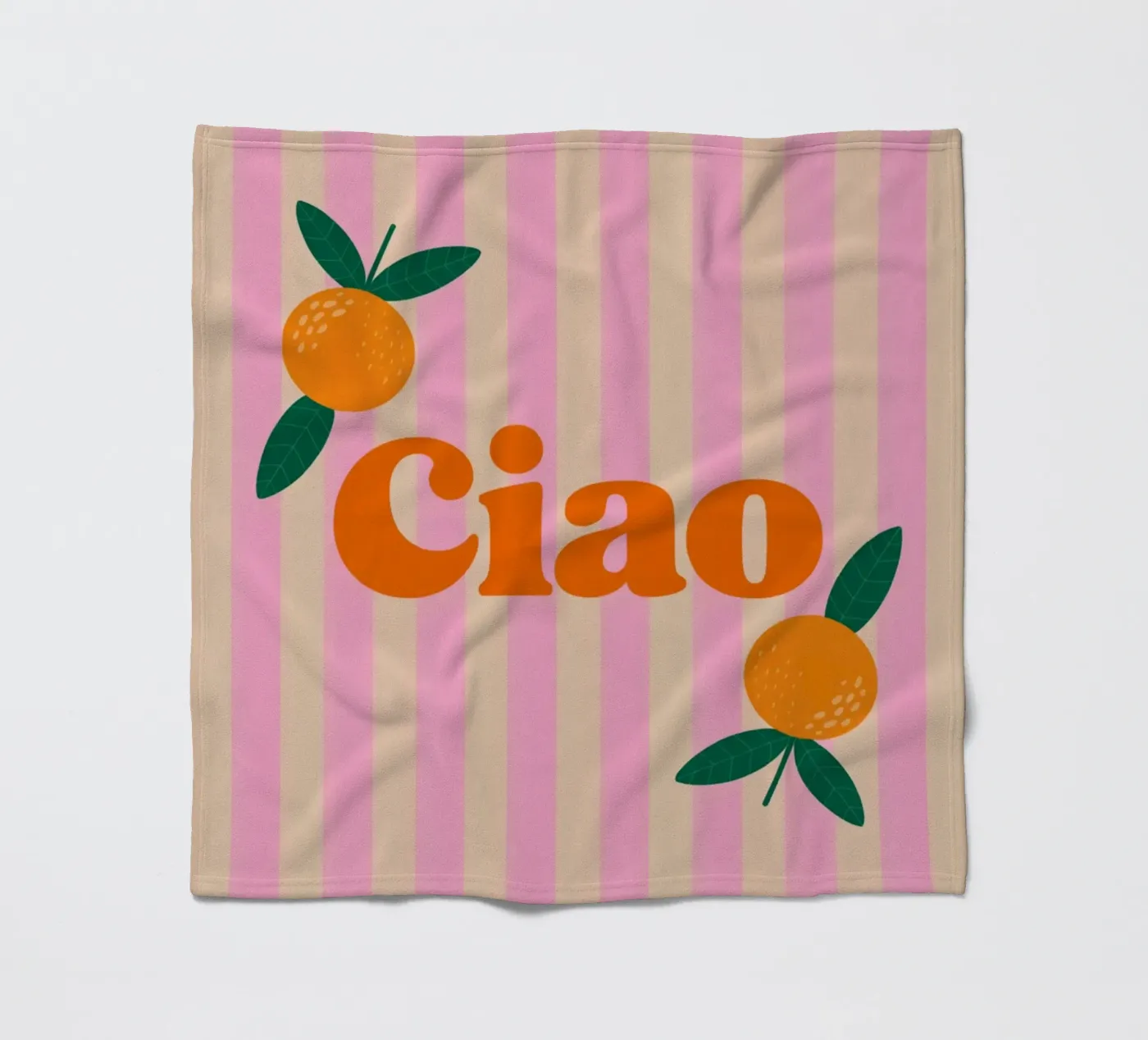 Hello fleece blanket by Liberta Studio