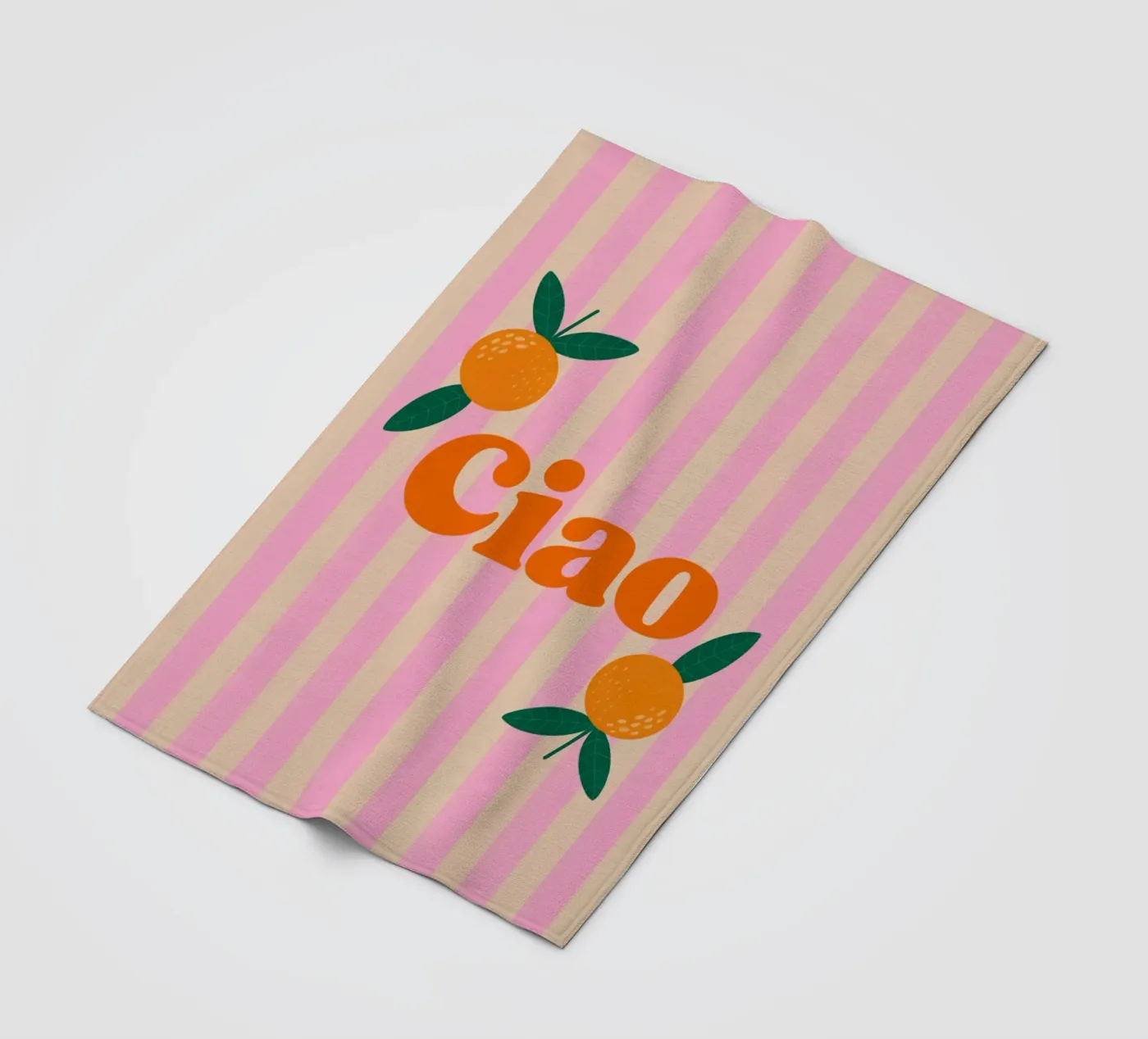 Hello fleece blanket by Liberta Studio