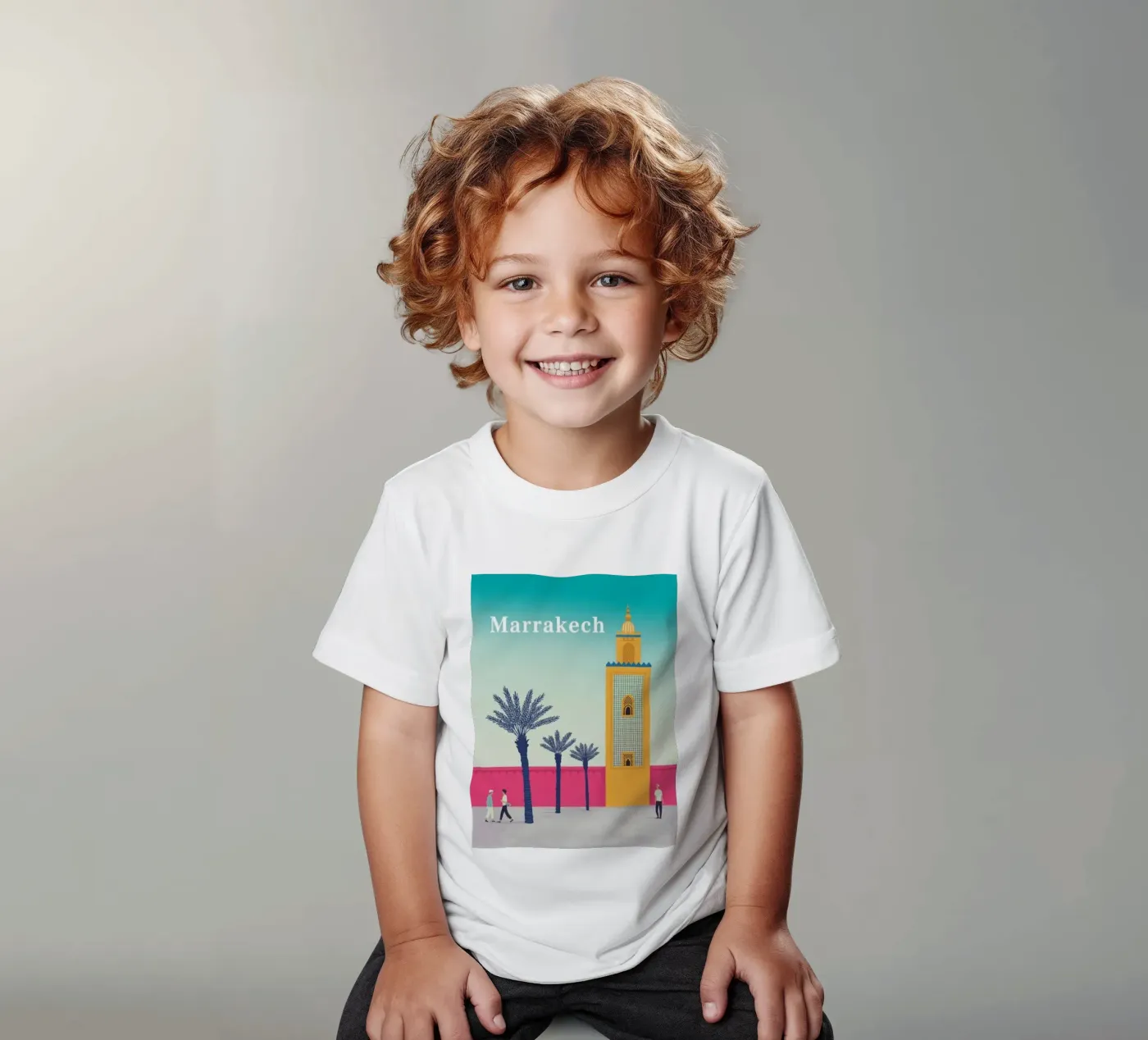 Marrakech t-shirt bambini da Mayanice