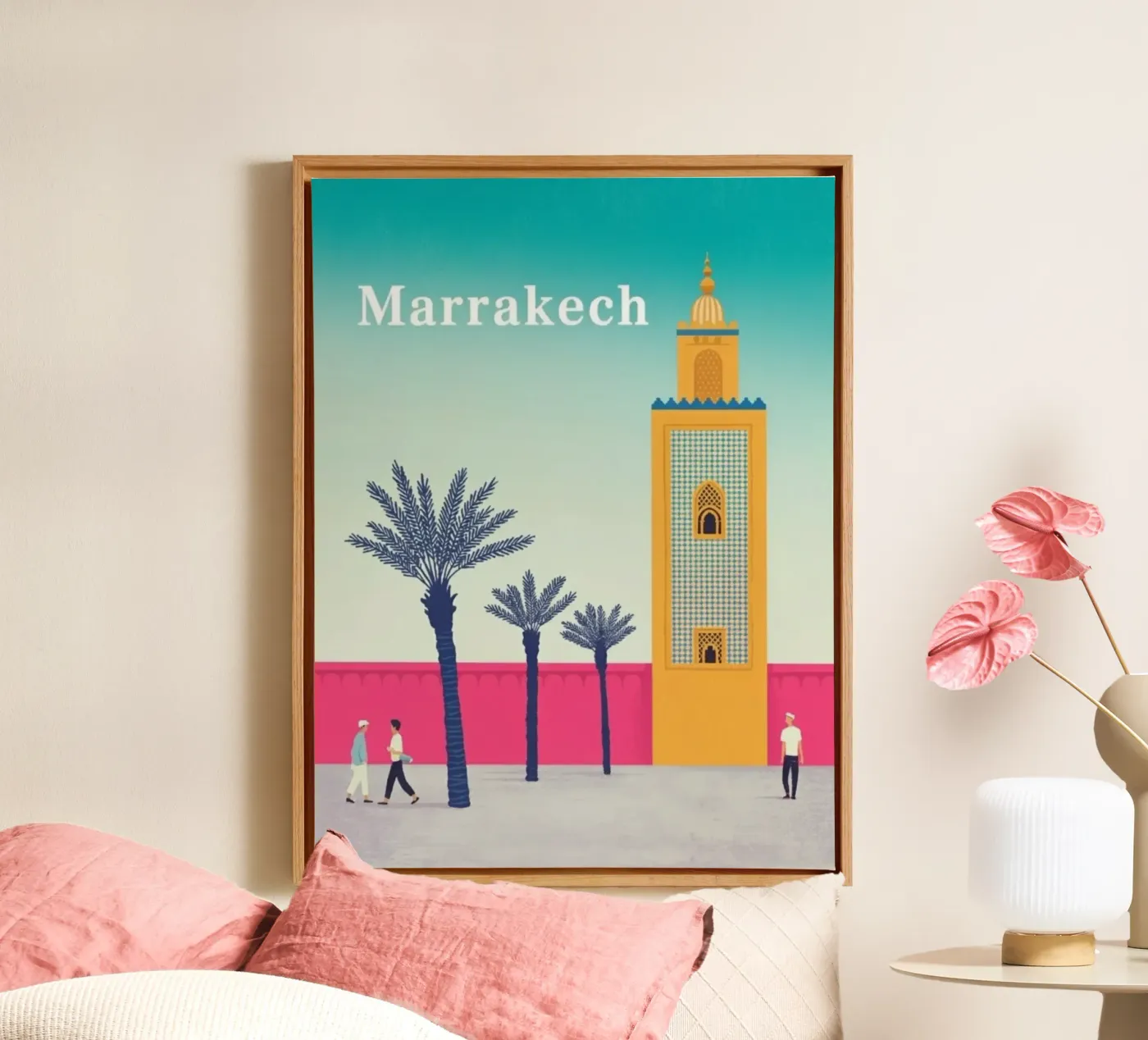Marrakech canvas by Mayanice