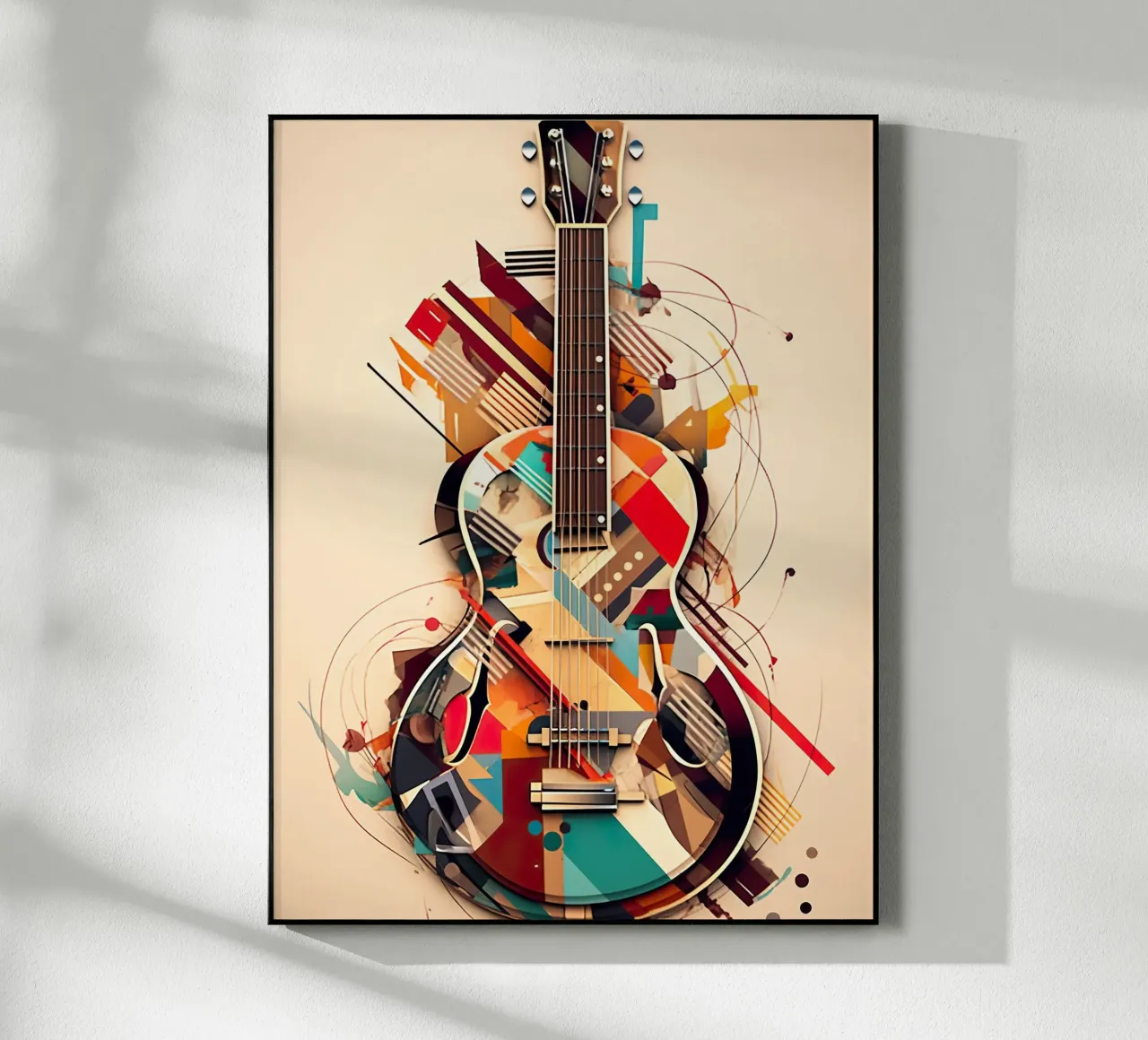 Guitar plexiglass da Artsy Bessy