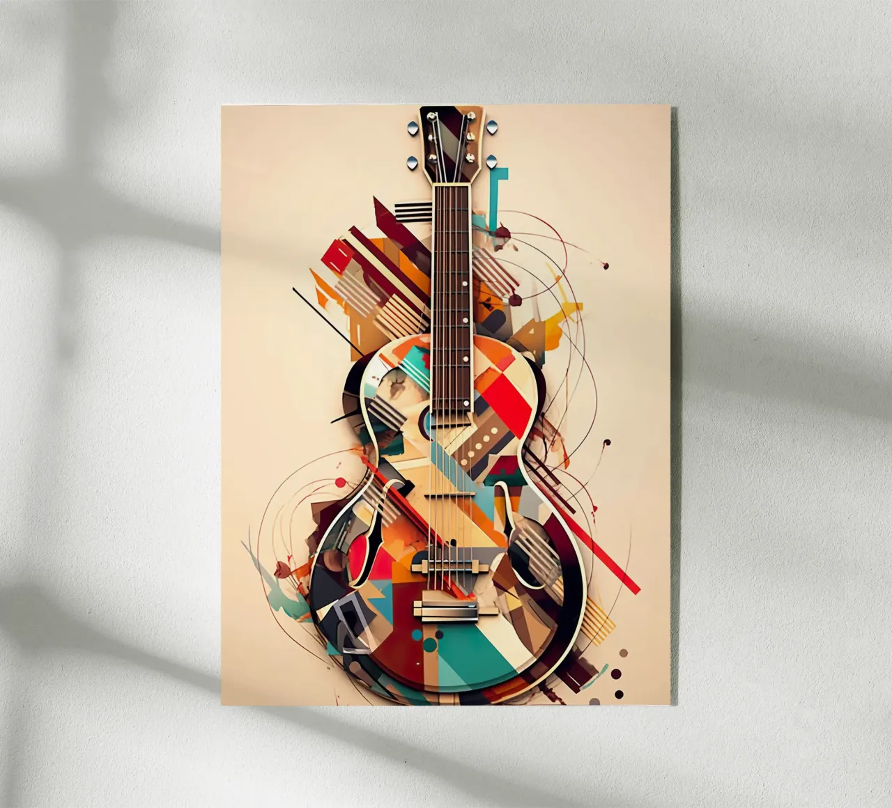 Guitar plexiglass da Artsy Bessy